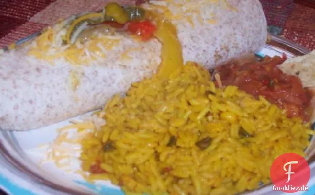 Rindfleisch oder Huhn Fajitas