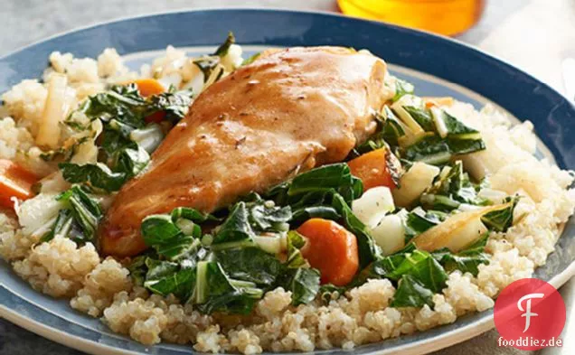 SautÃ©ed Huhn und Quinoa