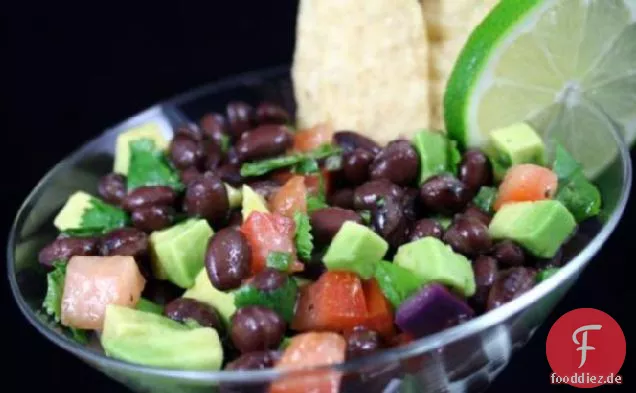 Frische Cilantro Bohnen Salsa