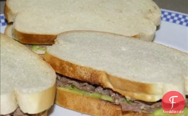 Mexikanische Open Faced Sandwich
