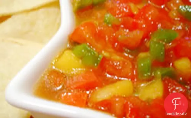 Avocado -, Tomaten-und Mango-Salsa