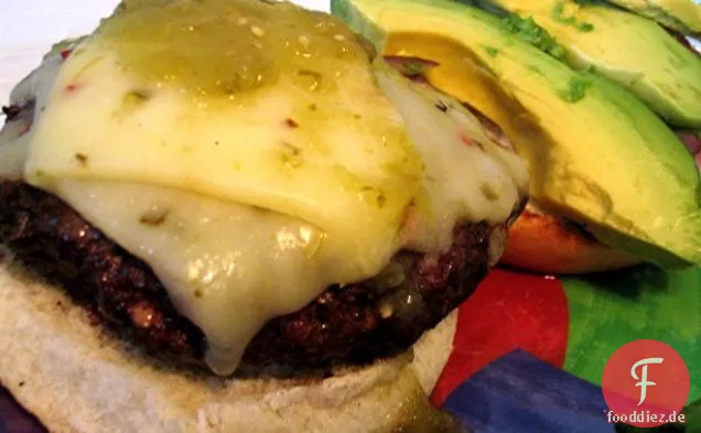 Oaxacan Türkei Burger mit Chipotle Salsa
