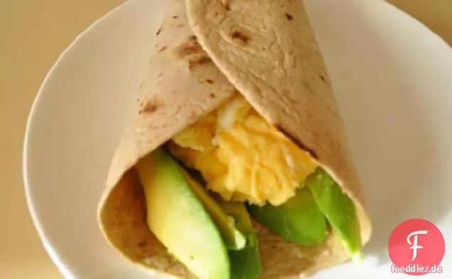 Nif s Avocado und Ei Frühstück Wrap