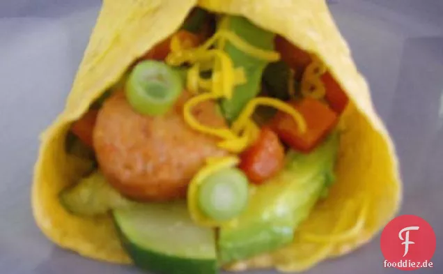 Mediterrane Wurstpackung (mit vegetarischer Option)