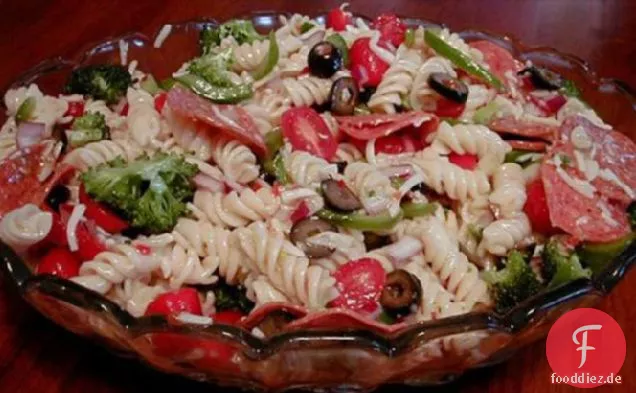 Nudelsalat mit Salami