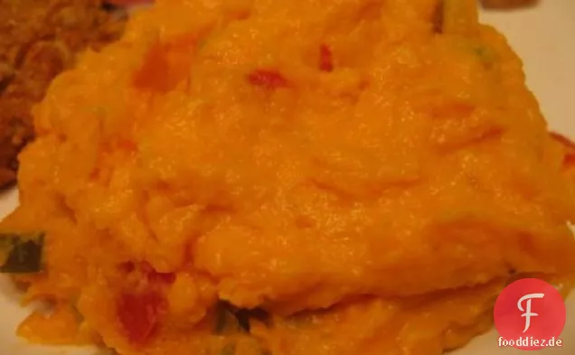 Gesprenkelte Süßkartoffel-Maische