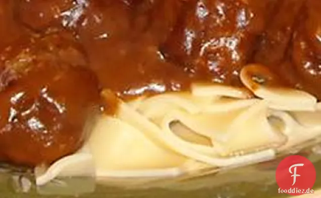 Erstickte Fleischbällchen