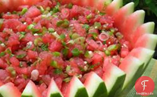 Wassermelone Feuer und Eis Salsa