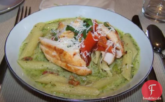 Huhn Penne Gürteltier Grill