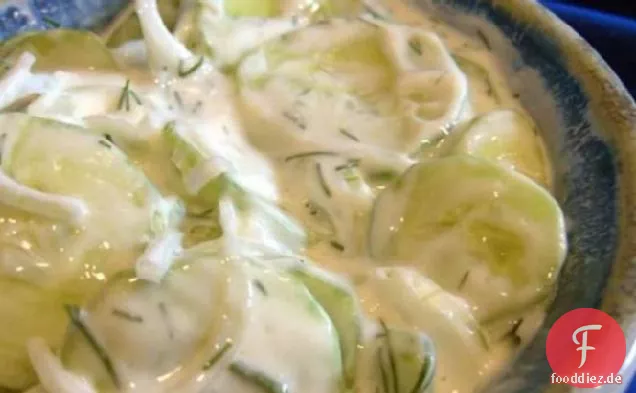 Diabetischer Dill süßer Gurkensalat
