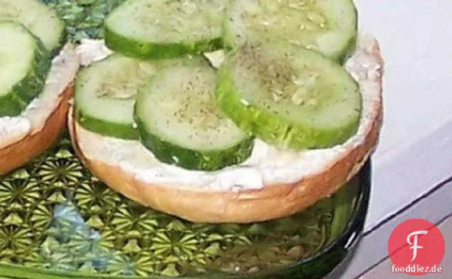 Nat's Gurke Frischkäse Bagel