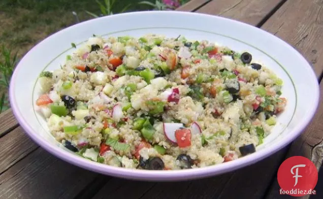 Kalorienarmer gelierter Salat