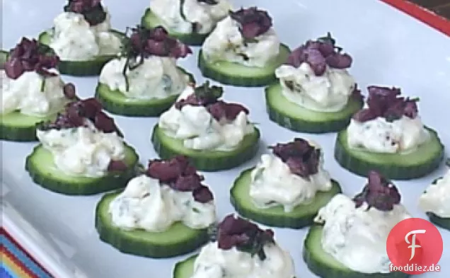 Griechischer Salat Bites