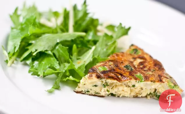 Brokkoli Rabe Und karamellisierte Zwiebel Frittata