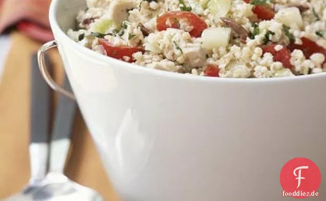 Griechischer Bulgursalat mit Hühnchen