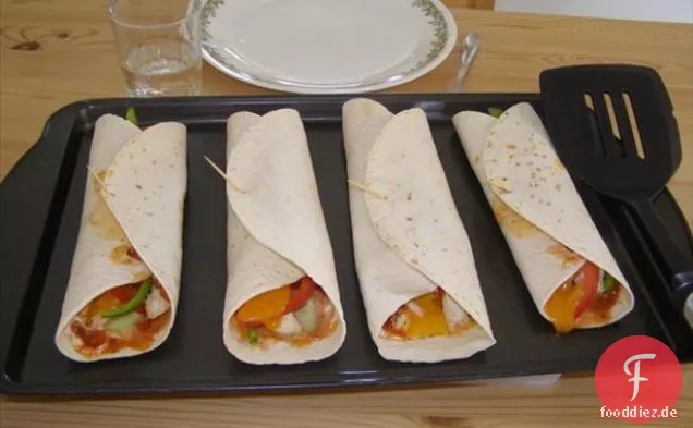 Salsa Ranch Huhn Wraps