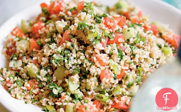 Bulgur, Minze und Petersiliensalat