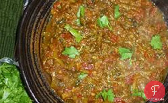 Indische Aubergine Bhurtha
