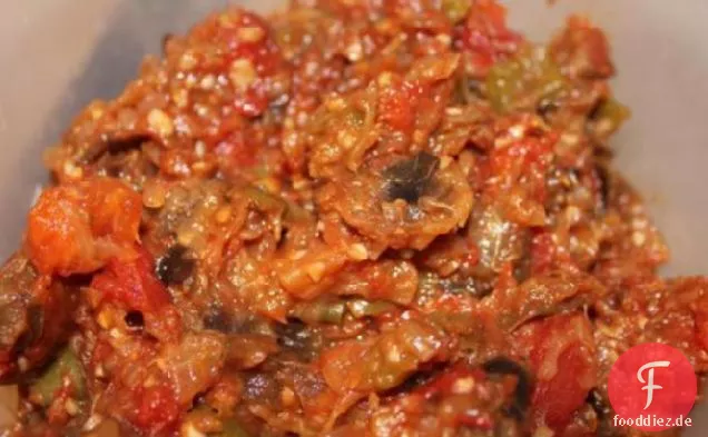 Auberginen (Auberginen) Salat/Kaviar