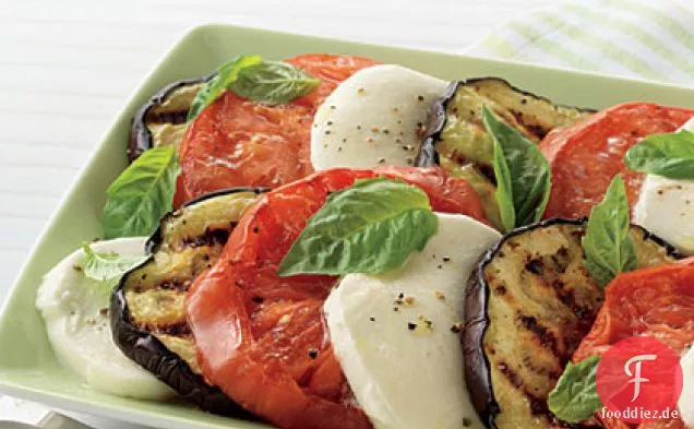 Auberginen-Tomaten-Salat
