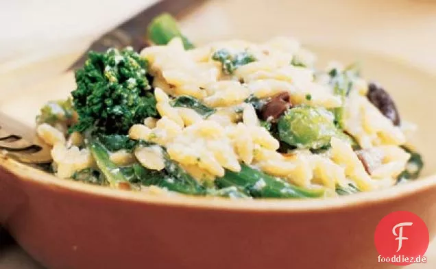 Orzo mit Ricotta und Brokkoli Rabe