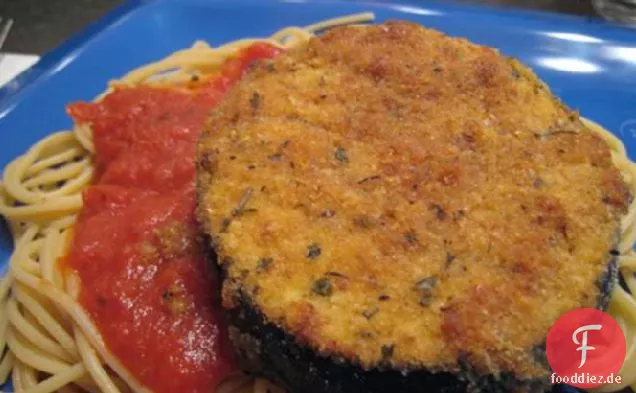 Ofen gebratene Auberginen (Aubergine)