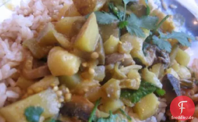 Ein-Topf-Pilz-Kartoffel-Curry