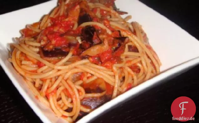 Vegane Pasta Alla Norma Vegane Auberginen Pasta