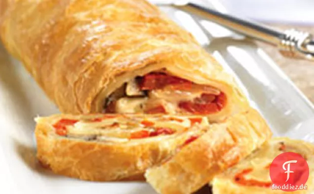 Gemüse-Käse-Strudel