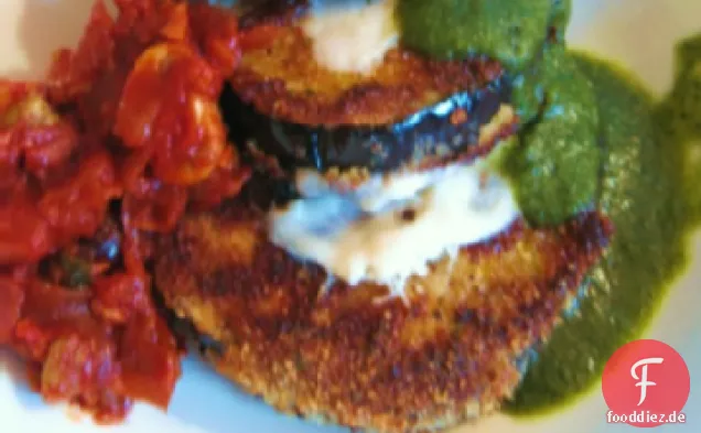 Vegane Auberginen-Parmesan-Sandwiches