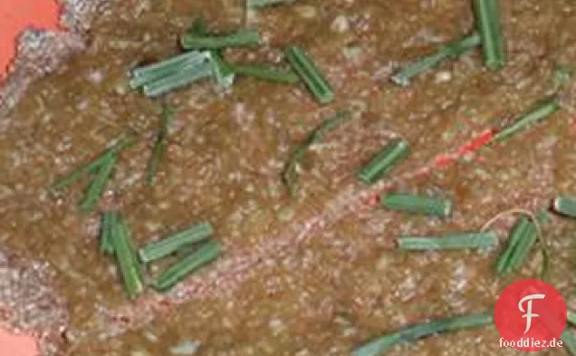 Seltsamen Geschmack Auberginen verbreiten