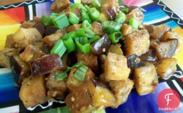Philippinische Aubergine (Aubergine) Adobo