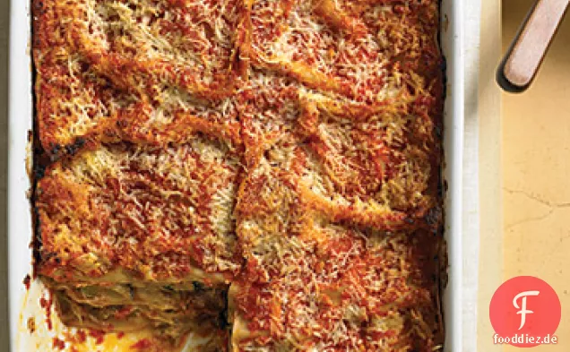 Geröstete Gemüse-Lasagne