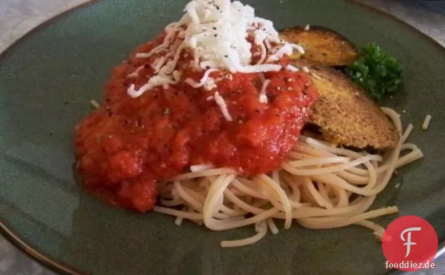Nicht der Auberginen-Parmesan meiner Mutter (vegan und glutenfrei)
