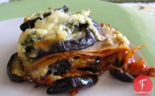 Vegetarische Auberginen-Lasagne