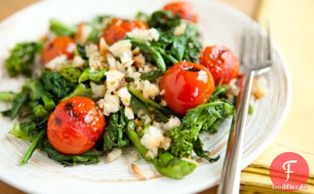 Tomaten-Brokkoli-Rabe-Salat