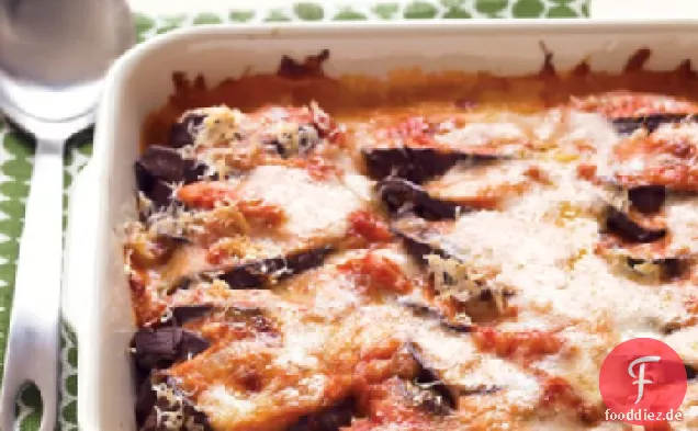 Leichter Auberginen Parmesan