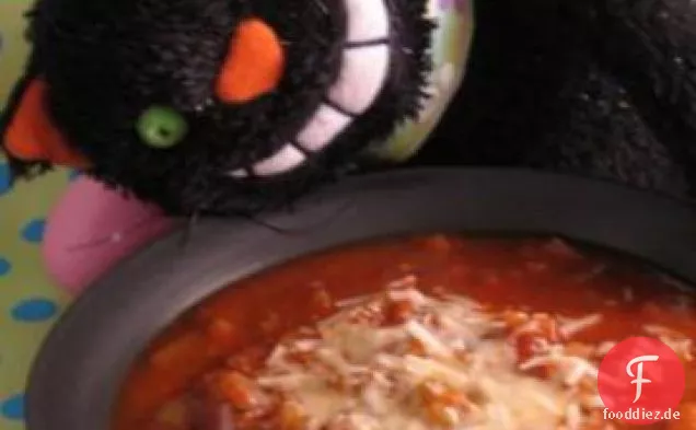 Vegetarische Auberginen (Auberginen) Suppe