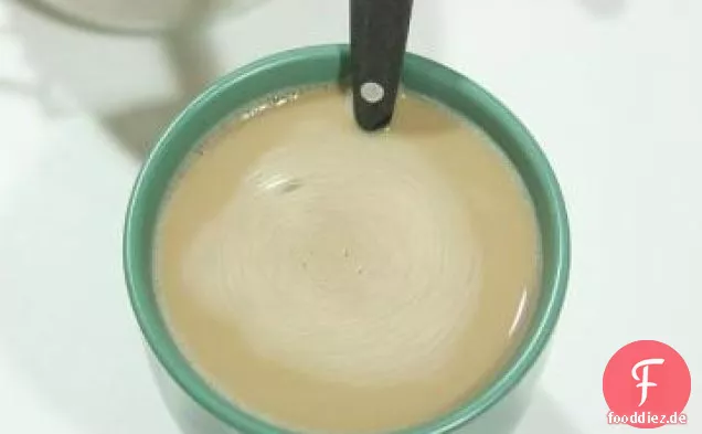 Kürbiskuchen-Kaffee-Rahmtopf