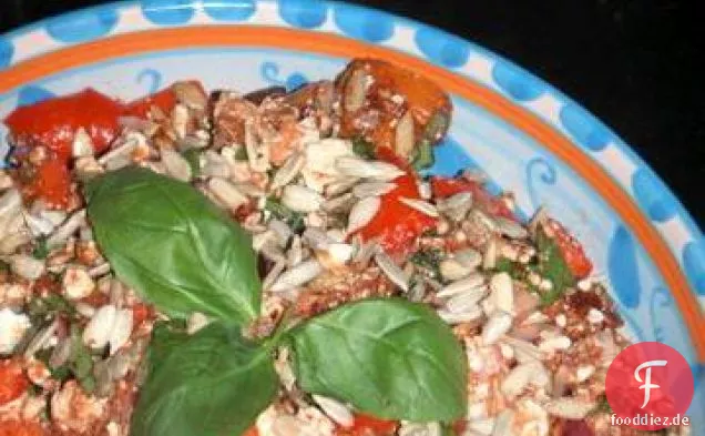 Gebratener Kürbis & Feta-Salat