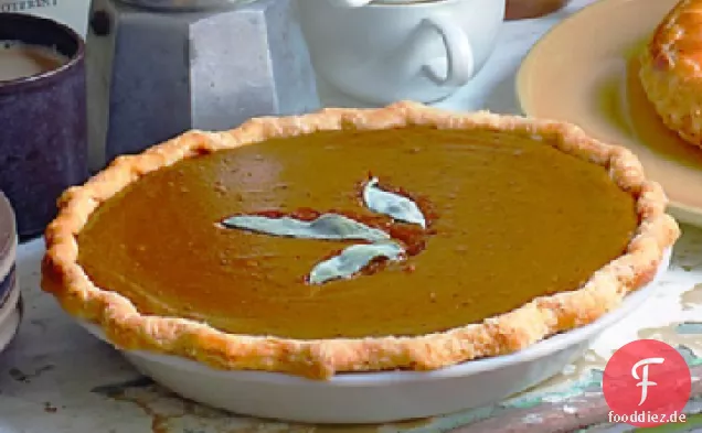 Erbstück-Squash und Kürbiskuchen