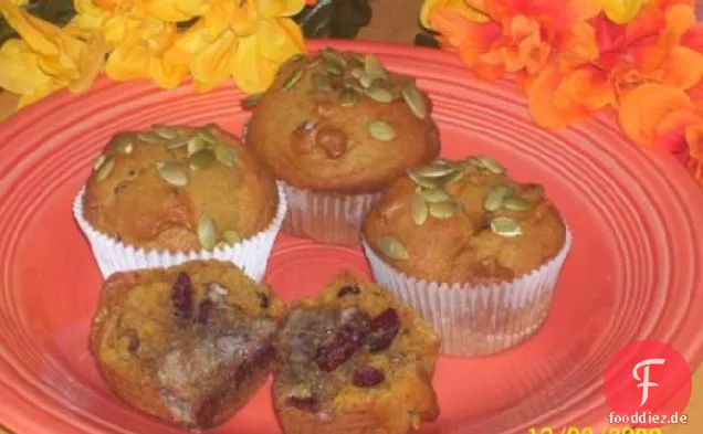 Cranberry-Kürbis-Muffins