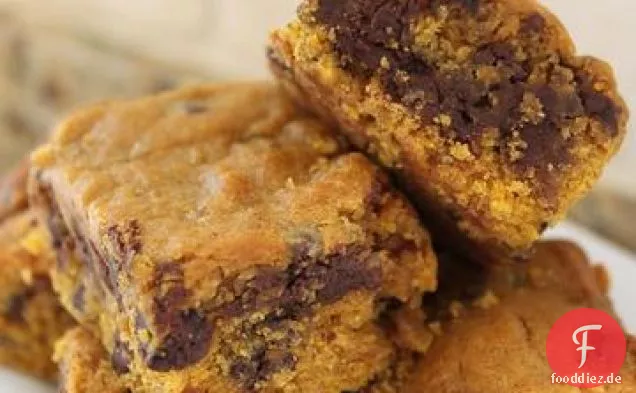 Chocolate Chip Kürbis Bars