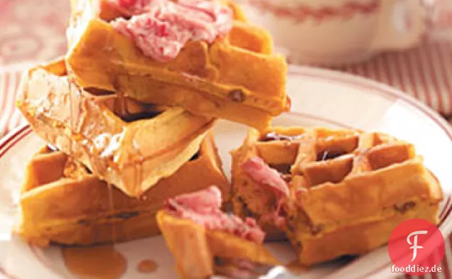 Wohlig Kürbis Waffeln