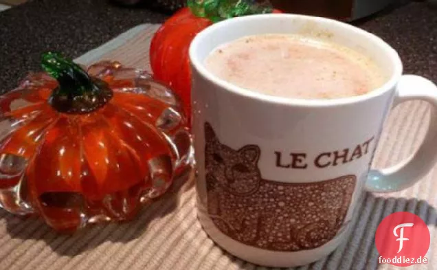 Kürbiskuchen Latte