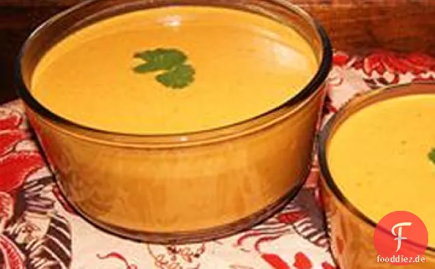 Kokosnuss-Curry-Kürbis-Suppe