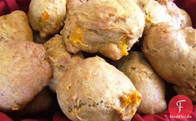 Würzige Butternut Squash oder Kürbiskekse mit Pekannüssen