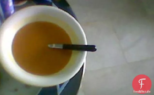Gebratener Kürbis und Süßkartoffelsuppe