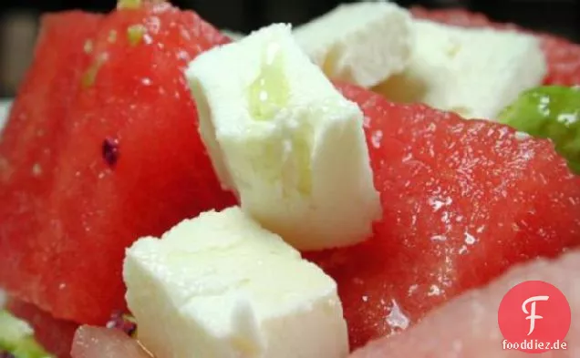 Wassermelonen-Feta-Salat