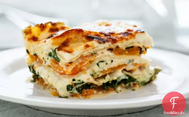 Squash und Brokkoli Rabe Lasagne